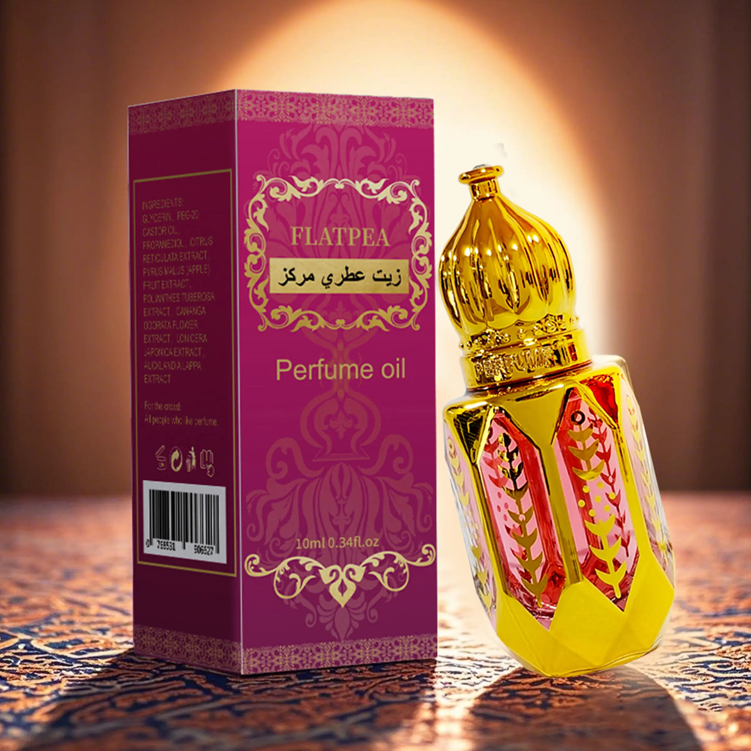 10ML Feromon Essential Oil Perfume, Long-Lasting Scent, Floral Fragrance Blend, Unisex Arabic Fragrance, Portable Bottle, Ideal Gift & Self-Use, Arabian Perfume Oil, Perfume Scented