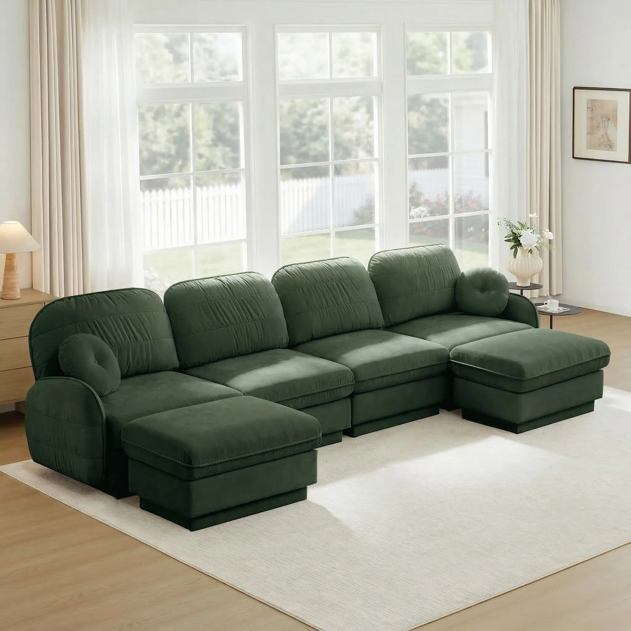 Green + Chenille + 4 Seat2