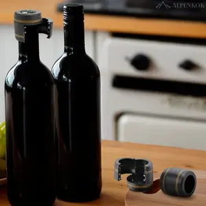 Wine Stoppers for Wine Bottles -3Pcs Combination Lock Plastic Wine Stopper Liquor Bottle Cap Reusable Wine Corks with Password Wine Bottle Lock - 26mm to 28mm Wine Lock Bottle Caps Wine Bottles Tops Utensils Kitchen