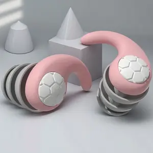 Reusable Silicone Ear Plugs for Sleeping, Swimming & Noise Reduction. Waterproof, Secure Fit, Breathable Comfort for Travel, Study, Work. Includes Portable Storage Case. Swimming Accessories