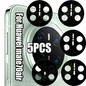 KAYKWONG'S For Huawei Mate70 Air /Magic 8Pro /Magic 7 Pro Lens Protection Film, 5-Pack HD Clear Lens Cover, 3D Full Coverage, Integrated Lens Protector, for Huawei Mate70 Air