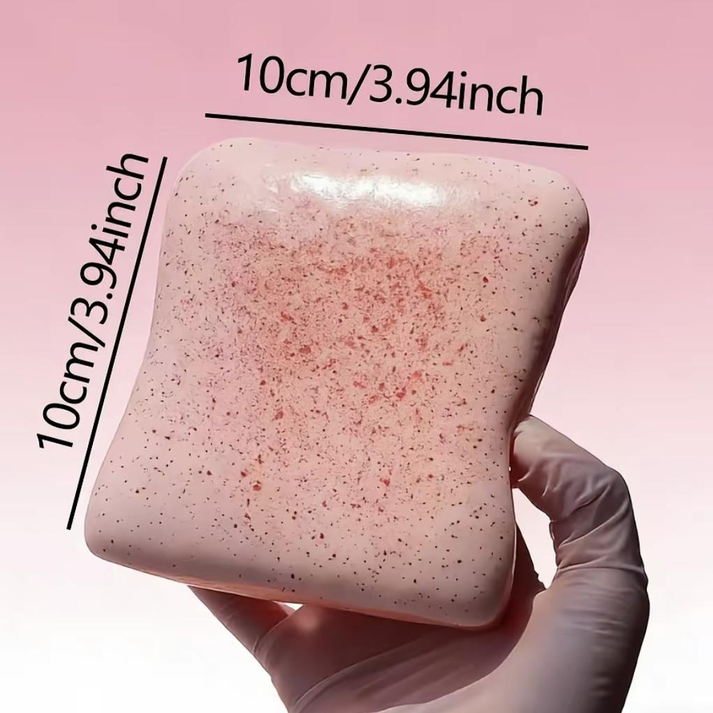 Stress Relief Toy Simulated Super Soft & Fluffy Berry ToastKing - Ultra-Realistic Texture Slow-RiseSquishy Toy  Stress Relief Fidget for Bread Lovers, Perfect Gift DIY Decompression SlowRebound