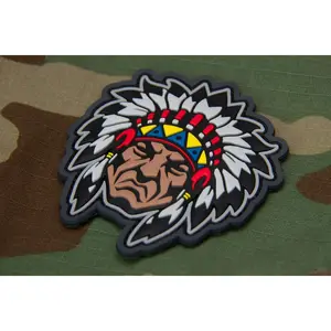 Native American Warrior Head 1 Morale Patch