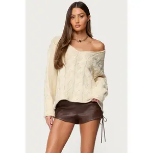 Inga Oversized Cable Knit Sweater Inga Oversized Cable Knit Sweater