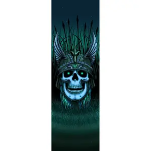Powell Peralta Griptape Andy Anderson Skull Green 10.5" x 33"