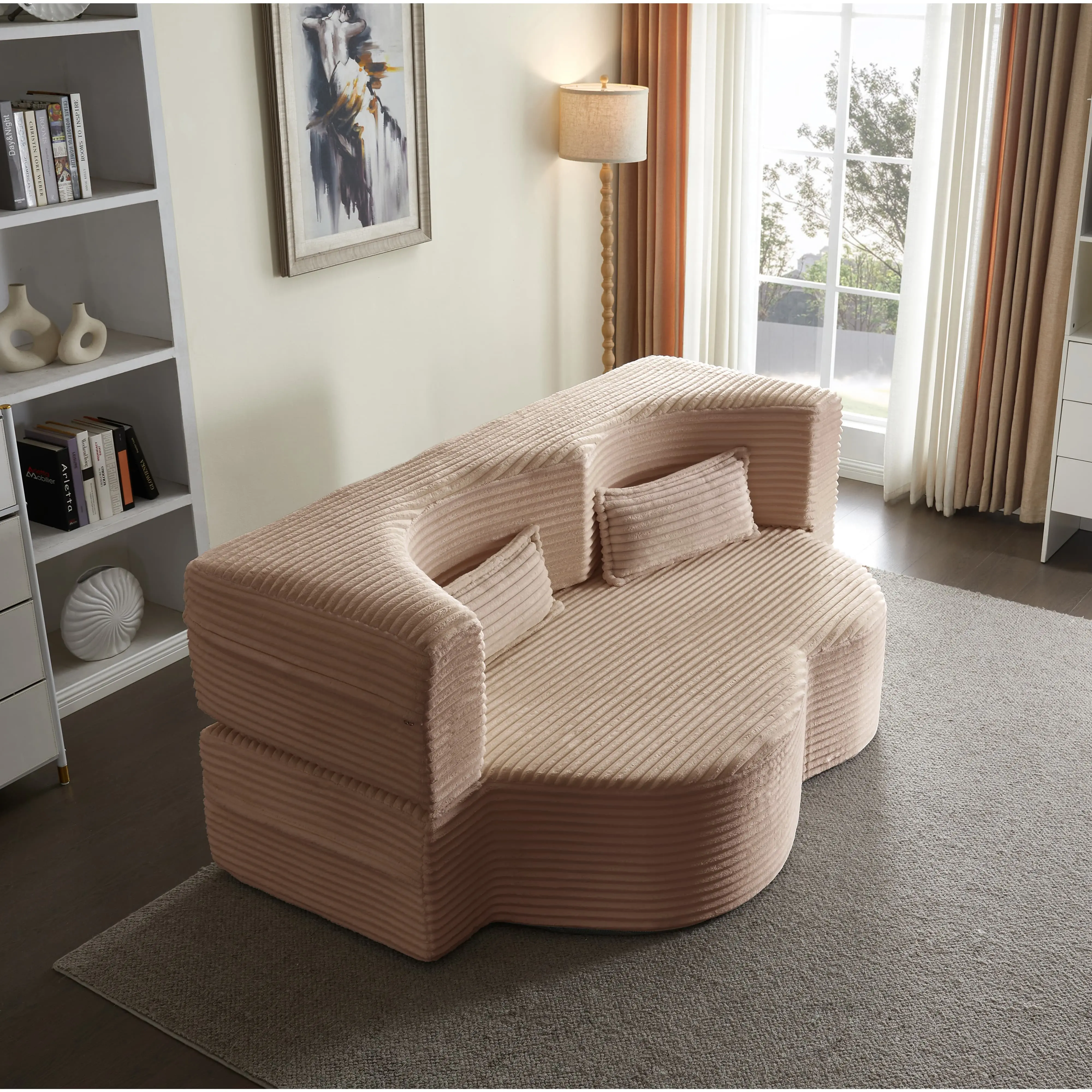 B- Pink+Plush Corduroy (Full Size)