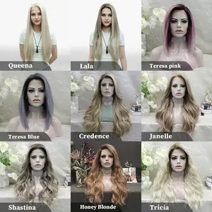 IMstyle 2 Free Part Lace Wigs Box Beginner Friendly Daily Wear Lace Front Synthetic Wig