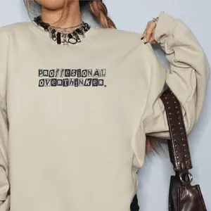Professional Overthinker, Anxiety Apparel Screen Printed Unisex Shirt