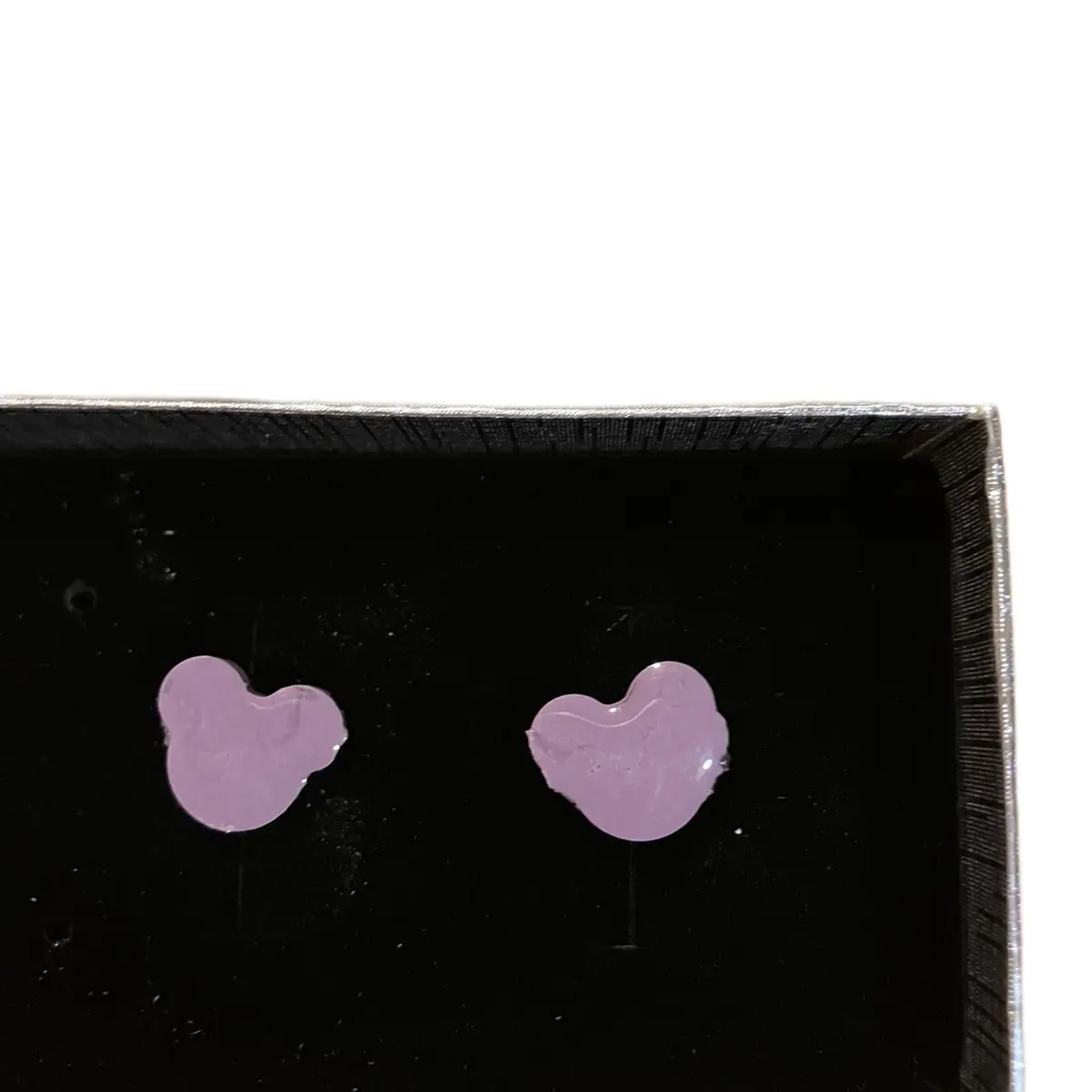 Handmade Resin Micky Stud Earrings for Women