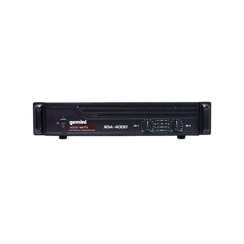 Gemini Sound XGA-4000 Professional Amplifier - 4000 Watts, Lightweight and Durable