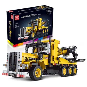 Mould King 17011 Road Trailer Tow Truck Building Blocks Kids Adults Toy MOC Kit Gift 1250 Pcs Construction