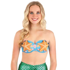 Womens Mermaid Seashell Bra