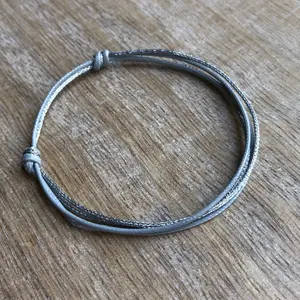 Pinellas Metallic String Anklet