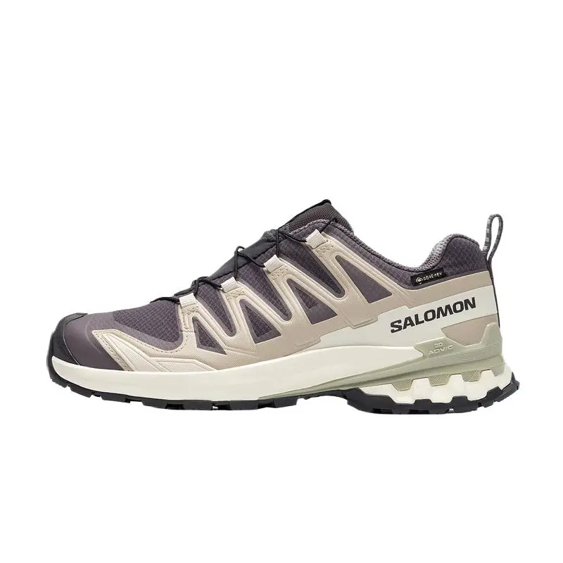 Salomon XA Pro 3D V9 Women's Low-Cut Hiking Shoes with GORE-TEX Fabric for Waterproof Breathable Comfort and Cushioning Trending Shoes, House White Official Shoes to Get / Maison Mihara