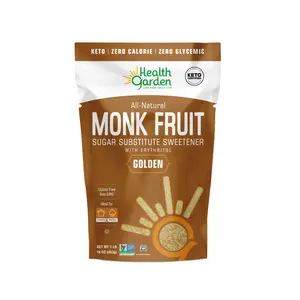 Health Garden Monk Fruit Golden Sweetener Keto-Friendly Monk Fruit Sweetener Fruit Sweetener