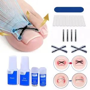 Titanium Alloy Ingrown Toenail Treatment, Quick Relief, Ingrown Toenail Removal Kit， Professional Ingrown Toenail Corrector,  All Nail Types Manicure