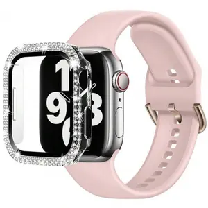 Rhinestone watch wristband, many color options