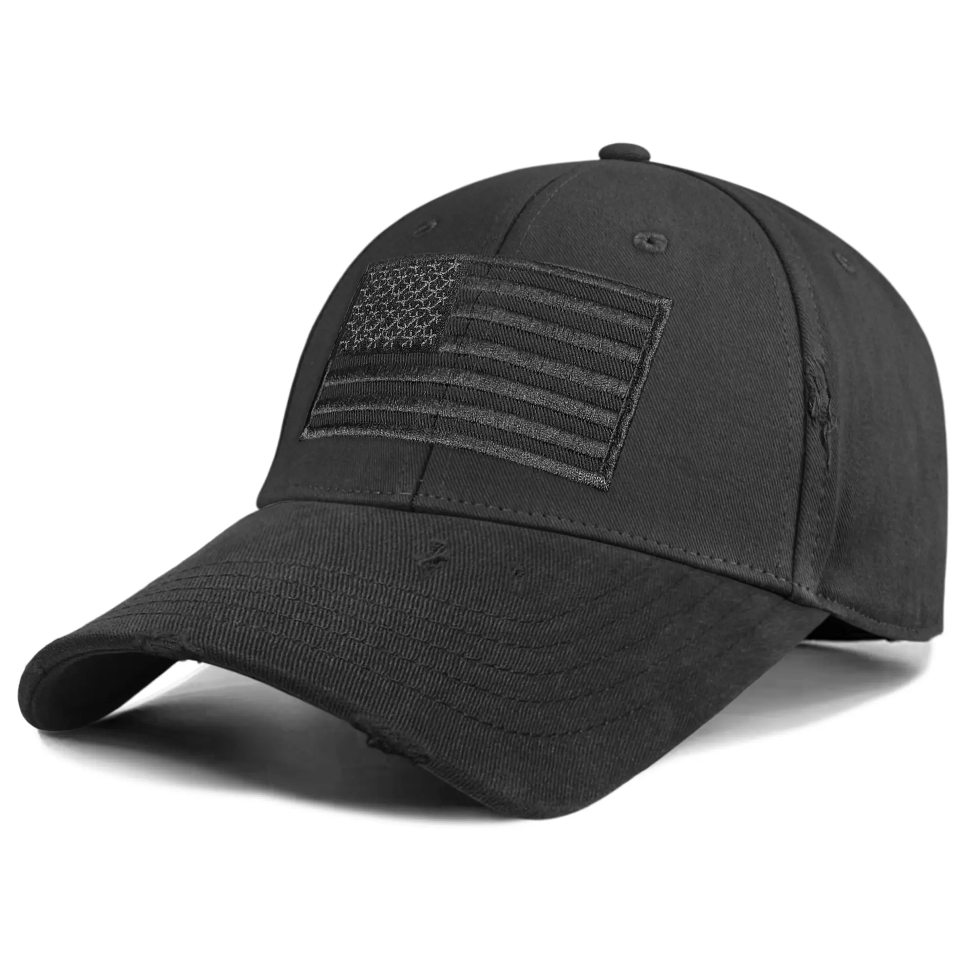OUTDOOR SHAPING American Flag Dad Hat, Washed Cotton Vintage Baseball Cap, Outdoor Casual Unisex Custom Patriotic Hat Trucker Hats Trucker Style Hat