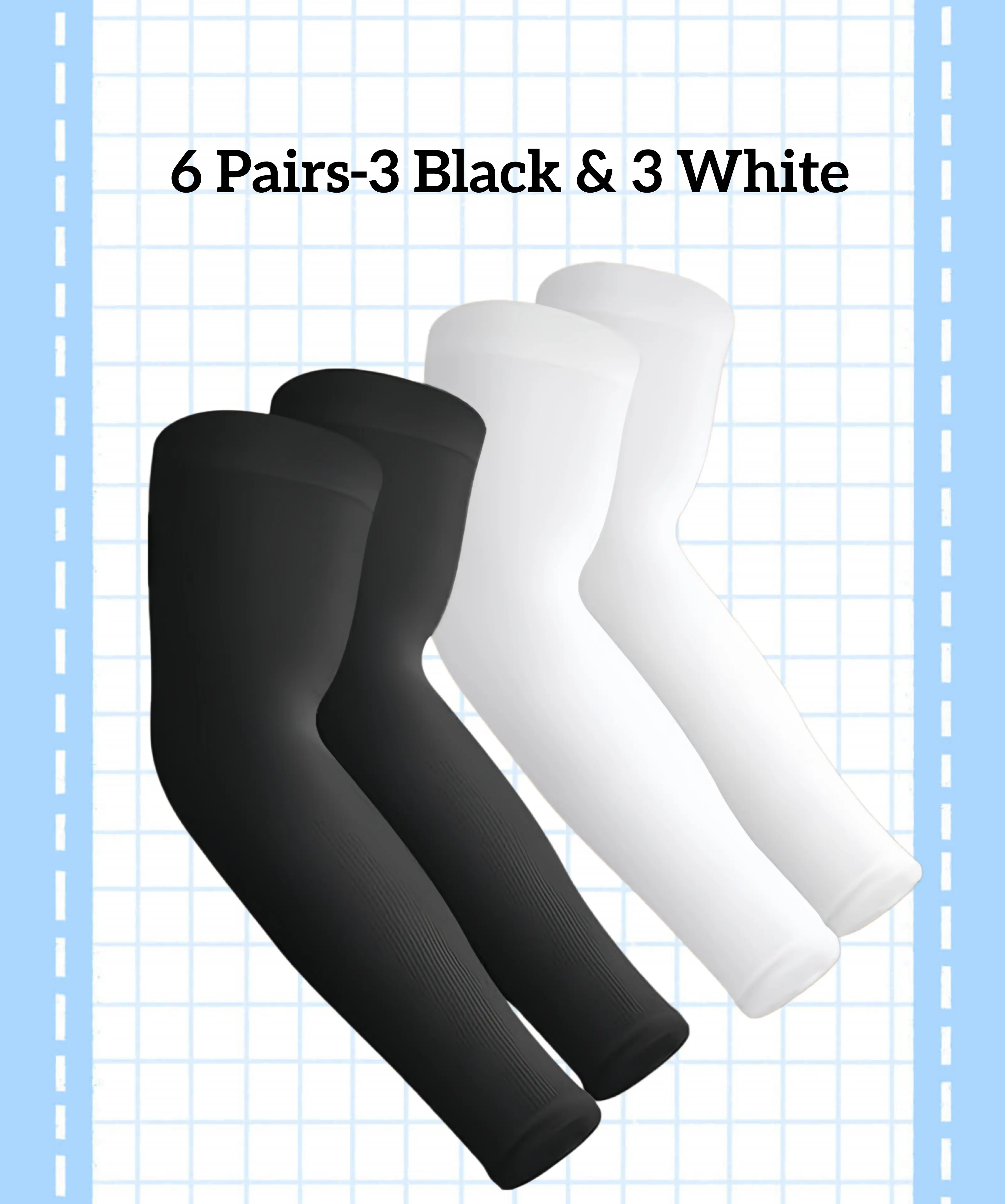 Sun Protection Cooling Arm Sleeves Compression - Tattoo Cover up - Sun Sleeves for Men Women Youth