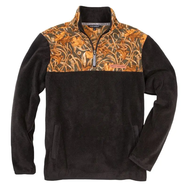 SALE Simply Southern Camo Fleece Pullover Sweater Unisex Jacket