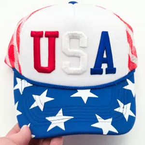 USA PUFF Embroidered HAT/POCKET Patch