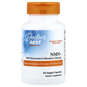 Doctor's Best NMN+, 60 Veggie Capsules