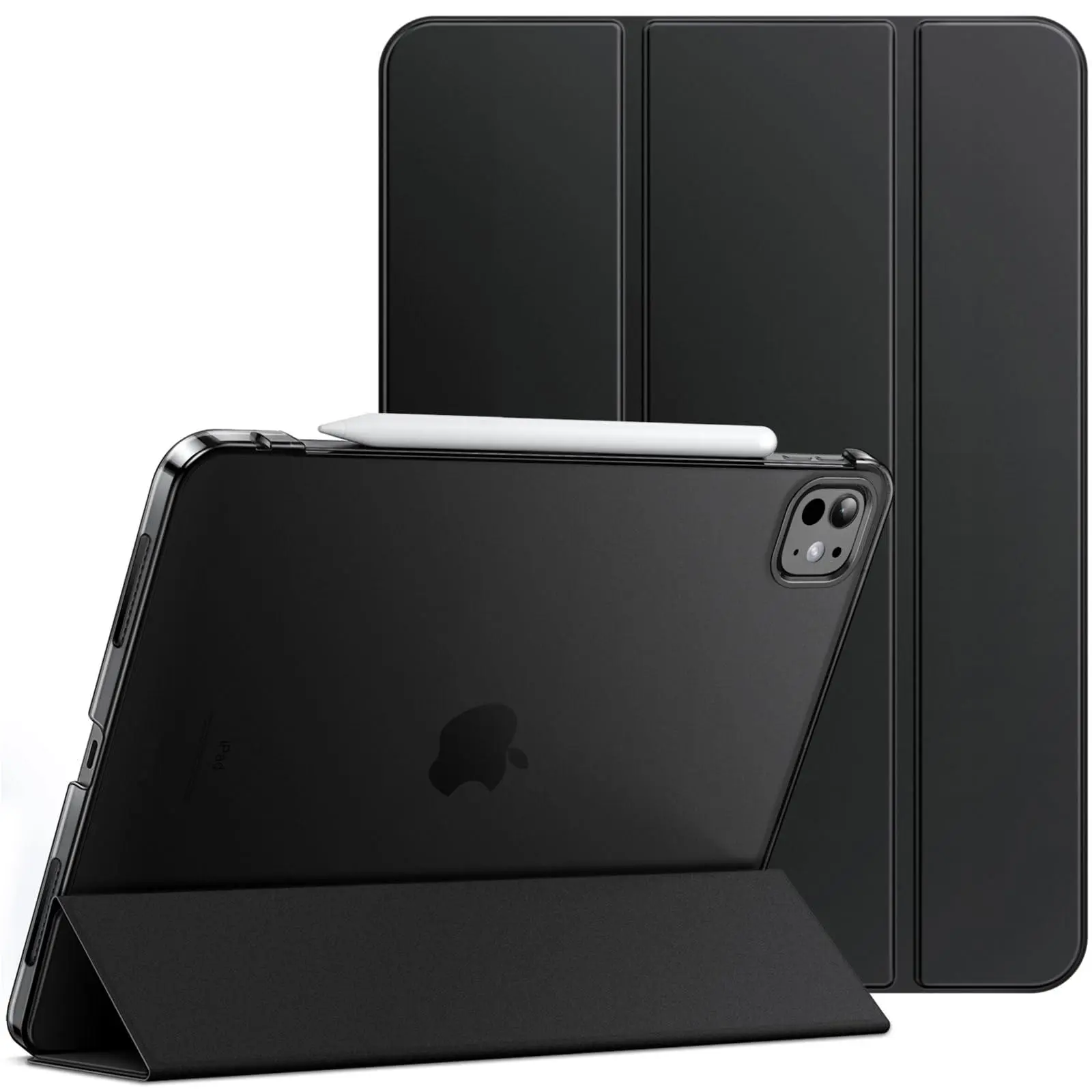 JETech Tablet Accessories Magnetic Protection Casing for iPad Pro 13-Inch M4 (2024), Slim Stand Hard Back Shell Smart Cover with Auto Wake/Sleep