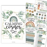 Geo Greenery 17" x 11"