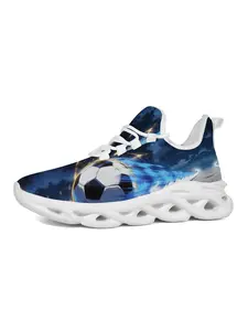 Exclusive Recommendation Starry Football Theme Sport Shoes, Fashionable Kids' Style, Vibrant Galaxy Pattern, Classic Sports Design