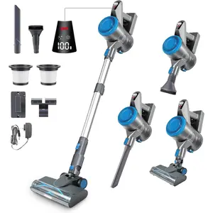 VoltVac Go Cordless Vacuum Cleaner for  , Portable Handheld Rechargeable Vacuum (Gray)
