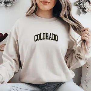 Colorado Sweatshirt, Colorado Shirt, Football Shirt, Game Day Gift, University Shirt, College Apparel, Colorado Hoodie, Varsity Sweatshirt, CO Crewneck, Gift For Women, Men