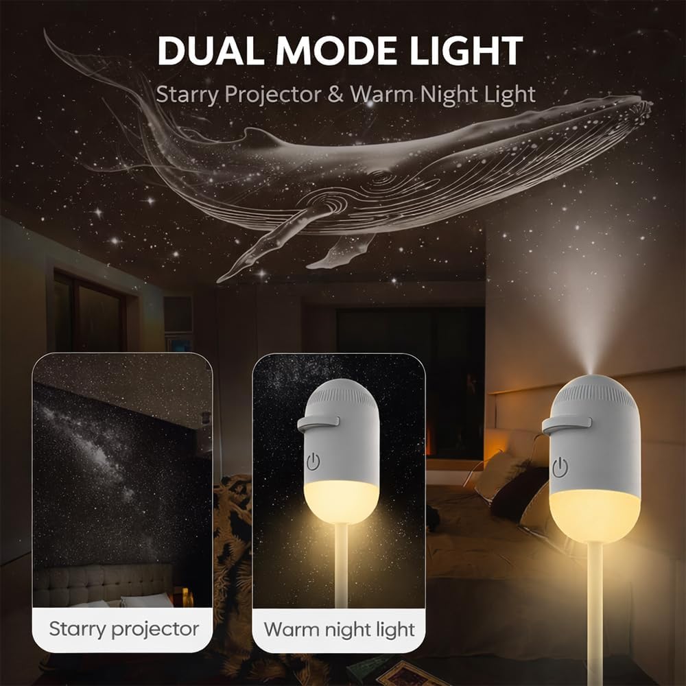 Galaxy Projector 2-in-1 Starry Sky Projector & Night Light USB Galaxy Projector Night Light for Bedroom Hallway Ceiling Decor (1 Light+3 Pcs) Galaxy Projector 2-in-1 Starry Sky Projector & Night Light USB Galaxy Projector Night Light for Bedroom Hallway Ceiling Decor (1 Light+3 Pcs)