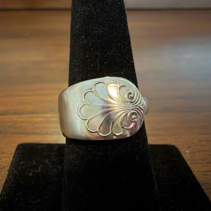 Shell Spoon Ring Size 7