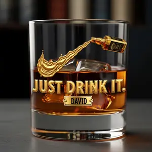 Personalized Gifts For Drinking Lovers Whiskey Glass