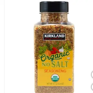 Kirkland Signature Organic No-Salt Seasoning 14.5 oz - Flavor Spice, Organic Seasoning for Flavoring Foods