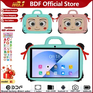 Tablet Bdf T5, 64GB Storage, 4GB RAM, 7-Inch Screen, Battery-Powered, Portable Design, Durable Lightweight Body, Ideal for Kids and Beginners