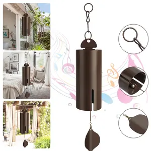 Vintage Heroic Wind Chimes for Outdoor - Hanging Resonance Wind Bell,Gift for Home Garden Patio Lawn Decor,Outside Garden Decoration
