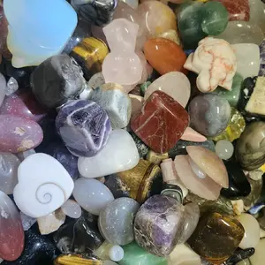 Scoop of Small Various Crystals of Different Shapes and colors- Ideal for Meditation and Energy Healing
