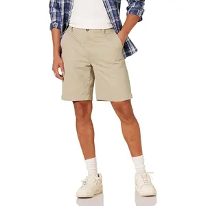 2025 Men's Classic-Fit 9" Chino Short Cotton Fabric