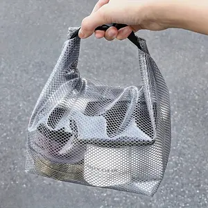 1pc Large Size Uses High-Quality Air-Sealed Closure. These Bags Are Portable, And Designed for Separating Wet And Dry Items, Making Them Ideal for The Gym, Bathroom, Commuting, Outdoor Activities, Travel, And Beach Trips