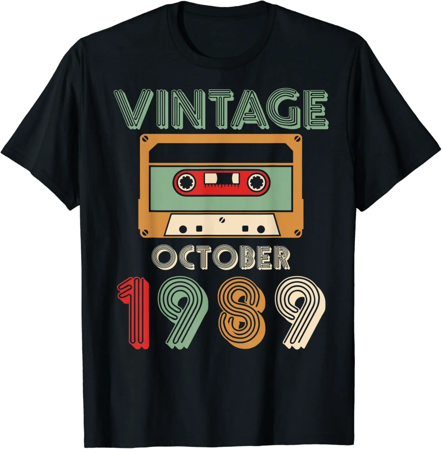 Vintage October 1989 Happy Birthday 31 Years Old To Me You T-Shirt - 33B08H26F72D