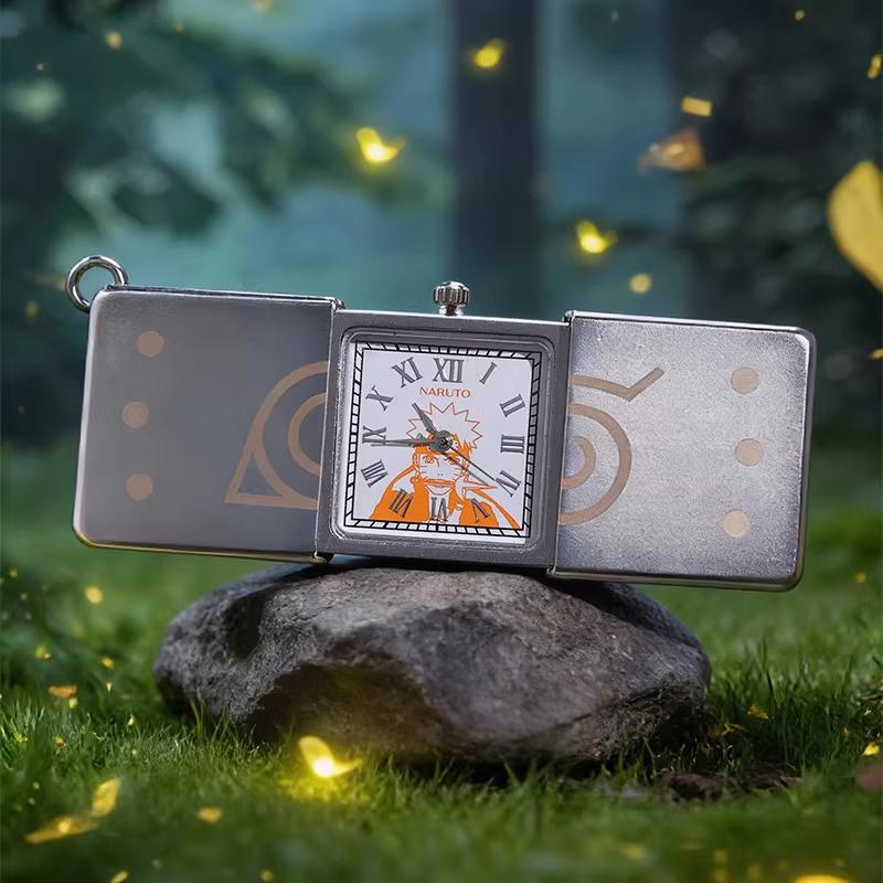 MINISO Naruto Shippuden "Bonds of Shinobi" Mystery Watch Blind Box,Cute Collectible Anime Watch ,Retro Stylish Cute Design  Trendy Watch,Cartoon Gift for Fans Kids Students Adults,Holiday Gift Birthday Gift,Single Box/Whole Set