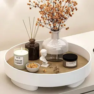 Wooden Desktop Storage Tray, Perfume Holder, Jewelry Organizer, Makeup Tray, Home Decorative Tray, Kitchen Bathroom Bedroom, Best Gift, Bathroom Counter Organizer