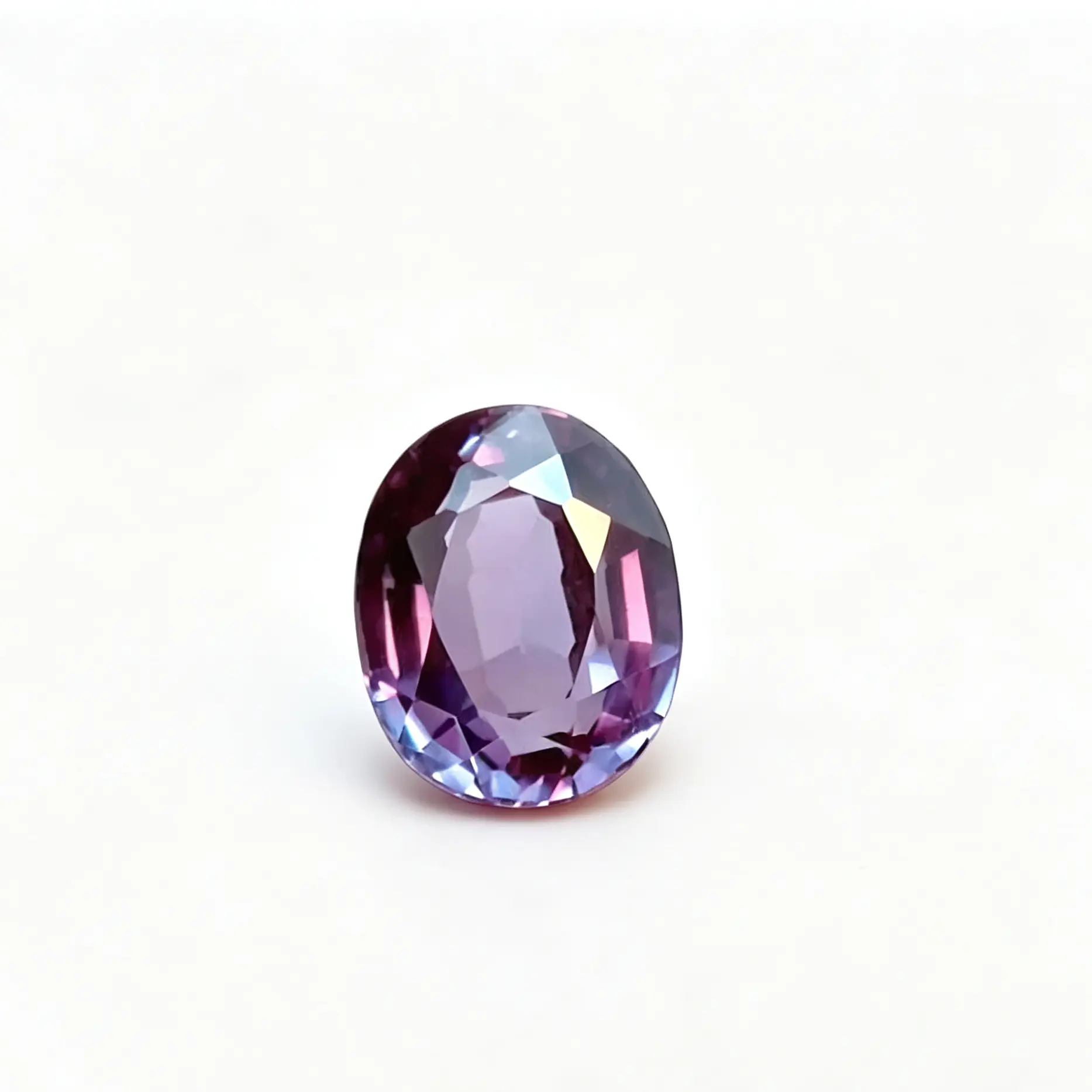 Lab-Grown Oval Cut Alexandrite With Certificate