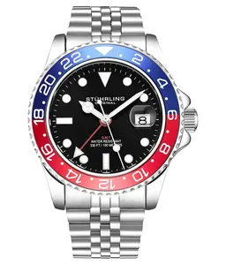 Stührling Meridian Gmt Quartz 42mm Diver Watch