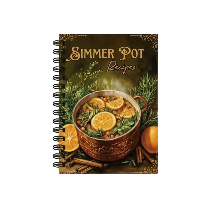 Magic Slow Cooker Recipe Book, 30 Simple Recipes with Intent Prayers, Beautiful Inner Pages for Magic Book/dark Book, Sauce Recipe, Cooking Dinners