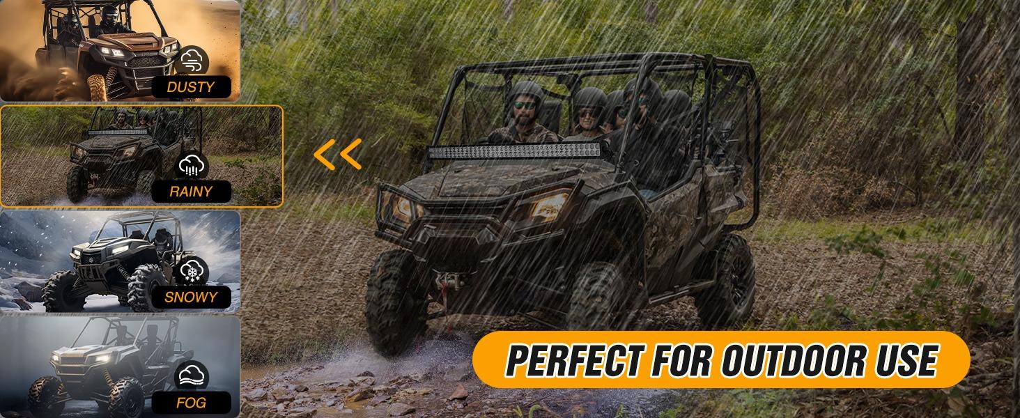 Nilight Light Bar UTV Front Side A Pillar Hood Mounting Brackets for 50-54 inch Lights Pods Compatible with Pioneer 700 1000 2014 2015 2016 2017 2018 2019 2020 2021 2022 2023 2024