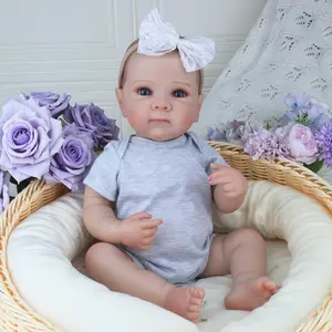 [WOOROY] Reborn Baby Doll - Birthday & Christmas Gift, 20 In Lifelike Realistic Baby Doll with Full Vinyl Body, Amazing Gifts Toy with Accessories for Kids 3+ girl