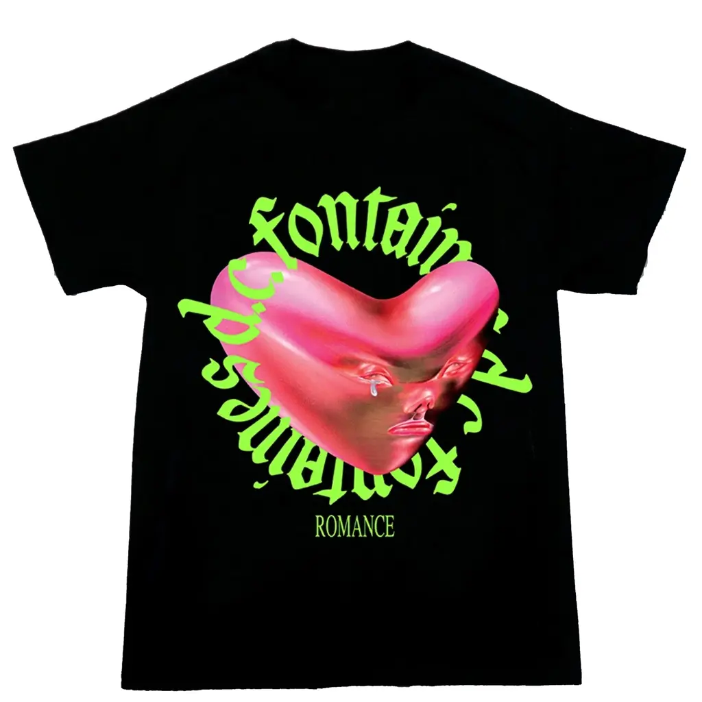 Fontaines D.C. Romance Vintage Graphic Shirt Skinty Fia Indie Rock Tee HY6237