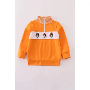 Orange Tennessee go vols applique pullover